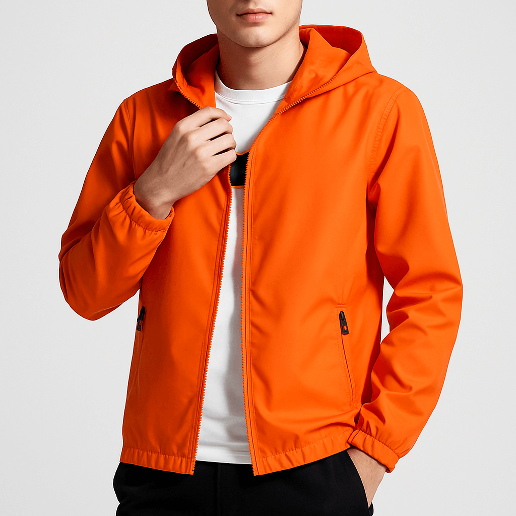 Lightweight Waterproof Hooded Windbreaker