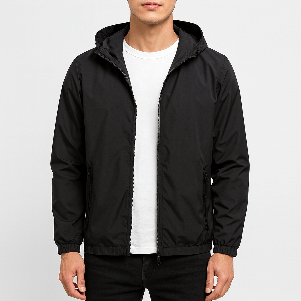 Lightweight Waterproof Hooded Windbreaker