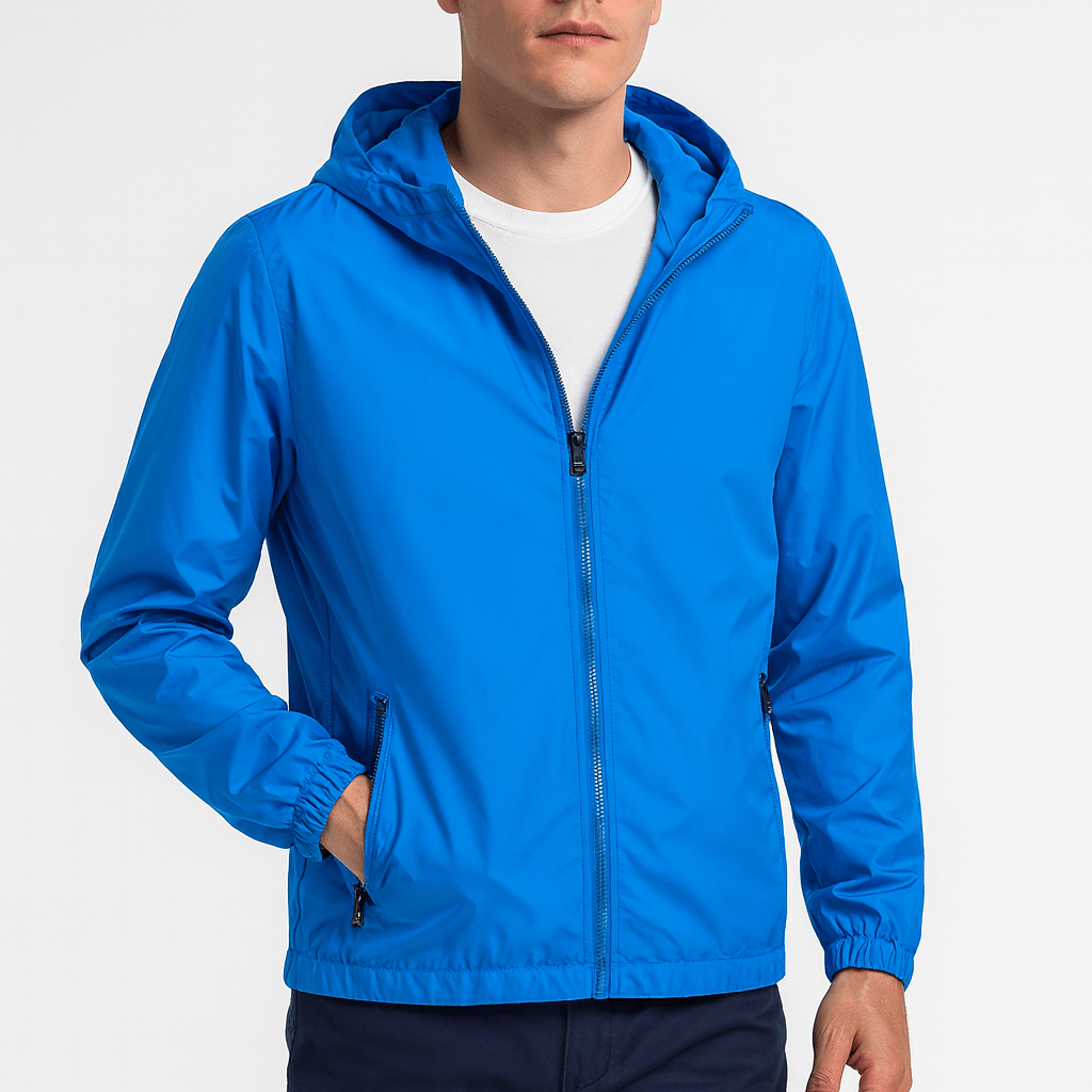 Lightweight Waterproof Hooded Windbreaker