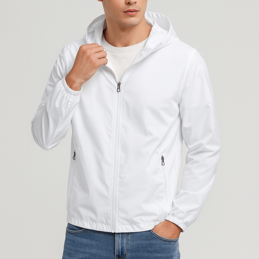Lightweight Waterproof Hooded Windbreaker