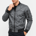 Ribbed Collar Bomber