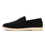 Hand-Stitched Suede Loafers