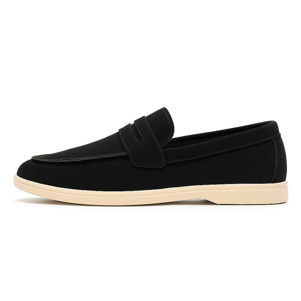 Hand-Stitched Suede Loafers