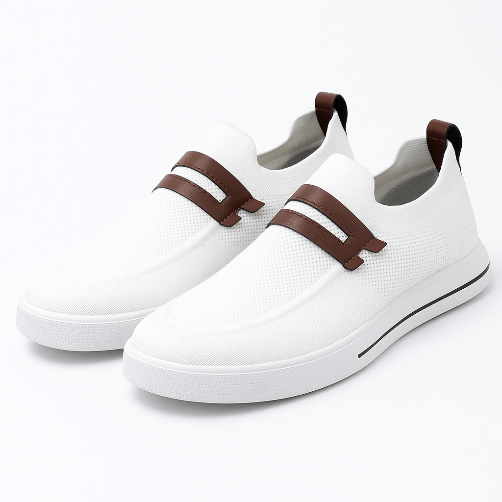 Lightweight Mesh Slip-On Loafers