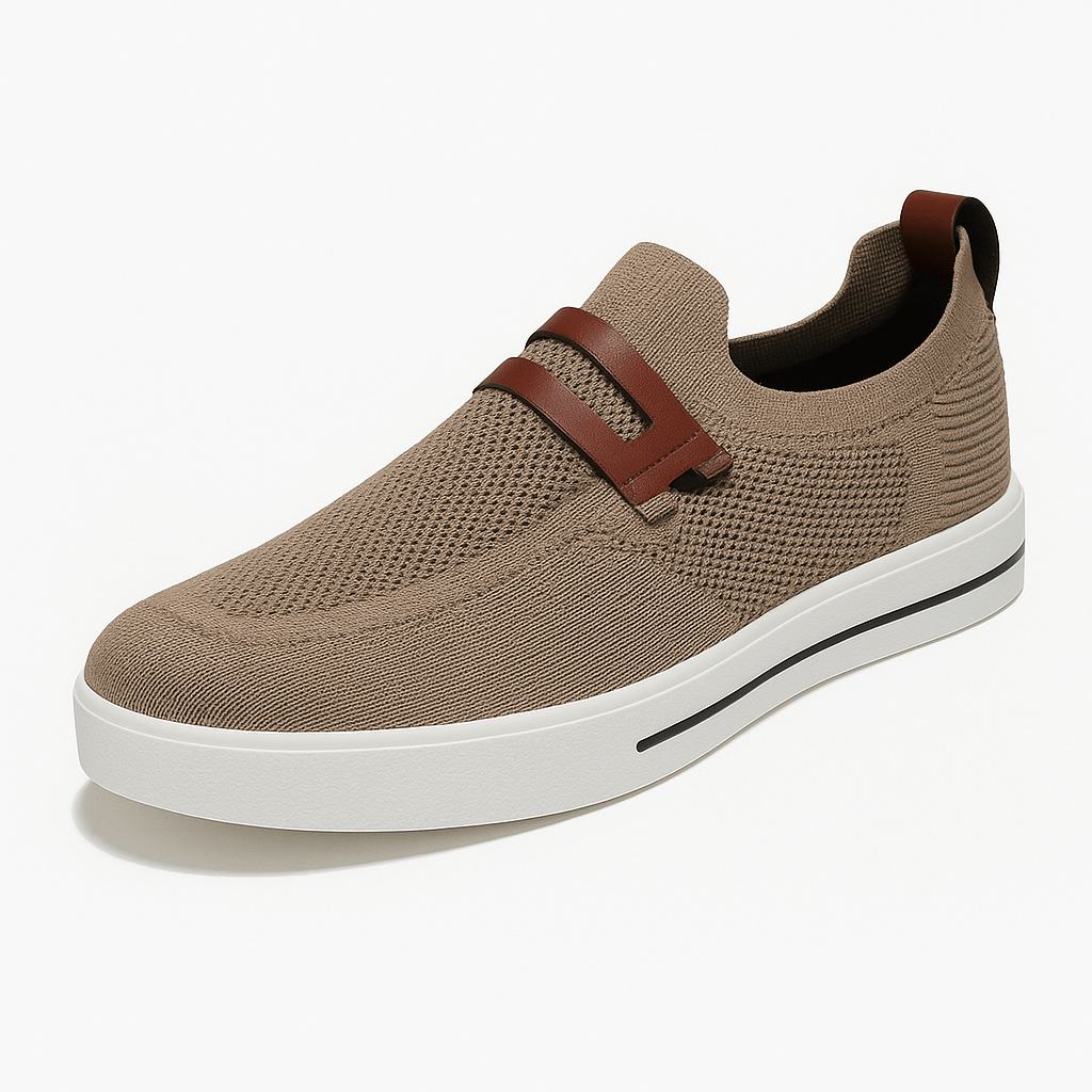 Lightweight Mesh Slip-On Loafers