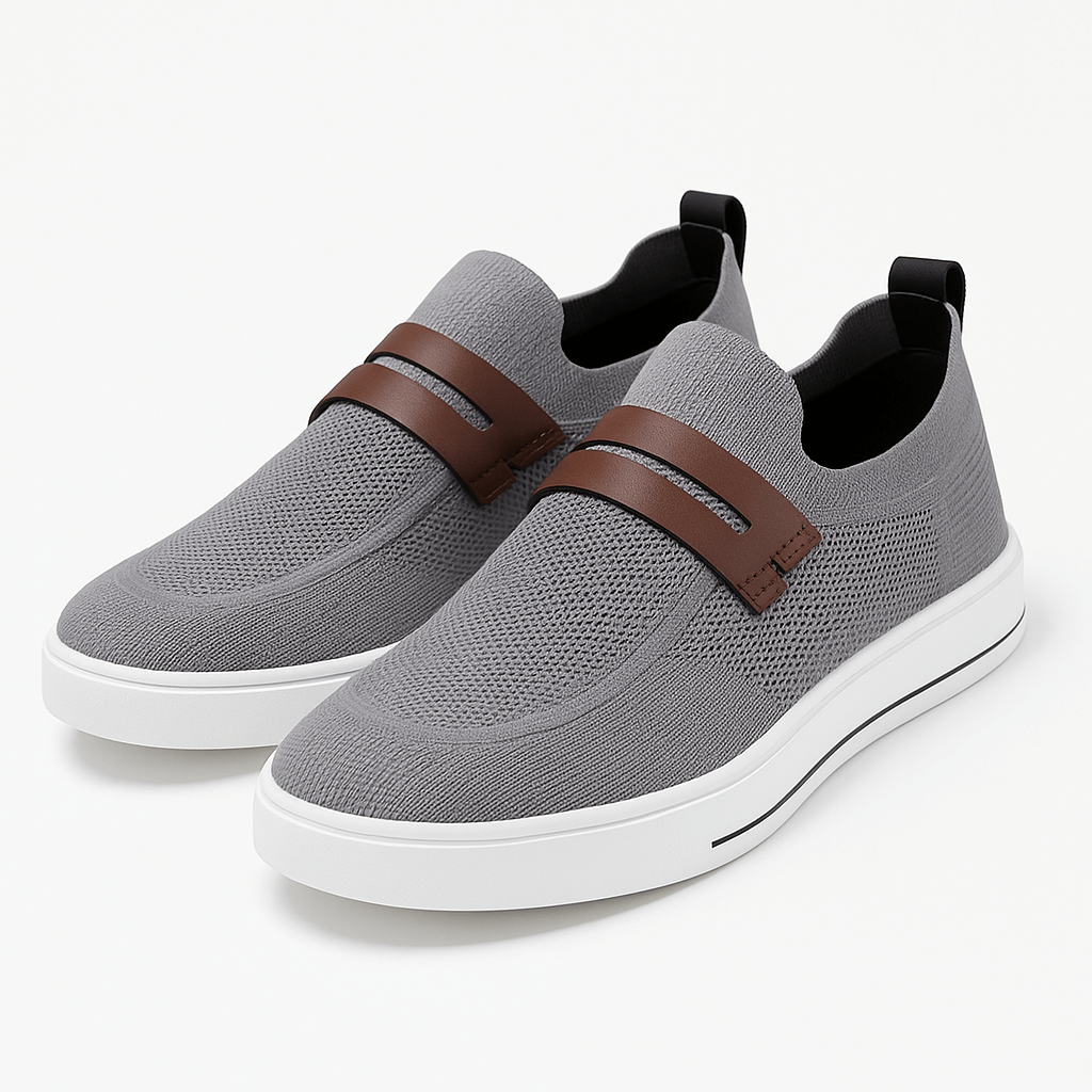 Lightweight Mesh Slip-On Loafers