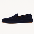 Sculpted Full-Grain Leather Loafers